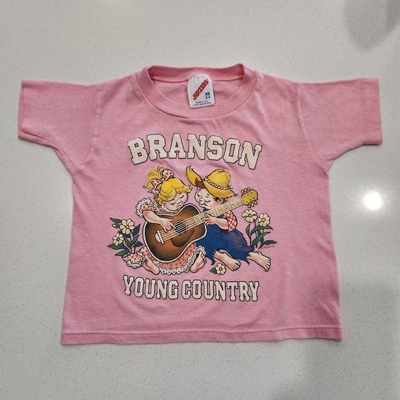 Vintage Jerzees Branson Missouri Young Country Pink Girls Size XS 2-4 Shirt‎ - Picture 14 of 14